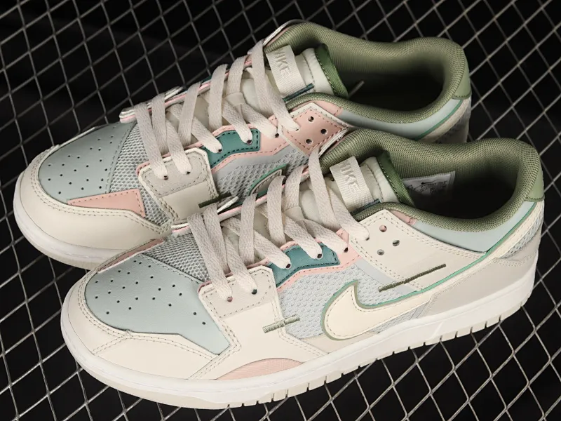 All Categories Nk SB Dunk Series Nk SB Dunk Low Low-top Skateboard Shoes #ZG Version Nk Dunk Scrap Mint Color Stitched Low-top Skateboard Shoes DM0802-001